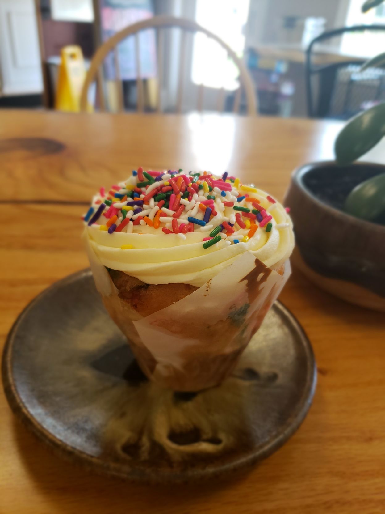 Giant Homemade Cupcake - The Cornerstone Market